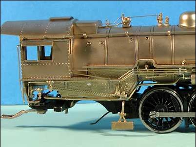 Air piping to cab (Engineer's side)