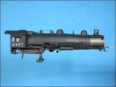 Dullcoated boiler (engineer's side)